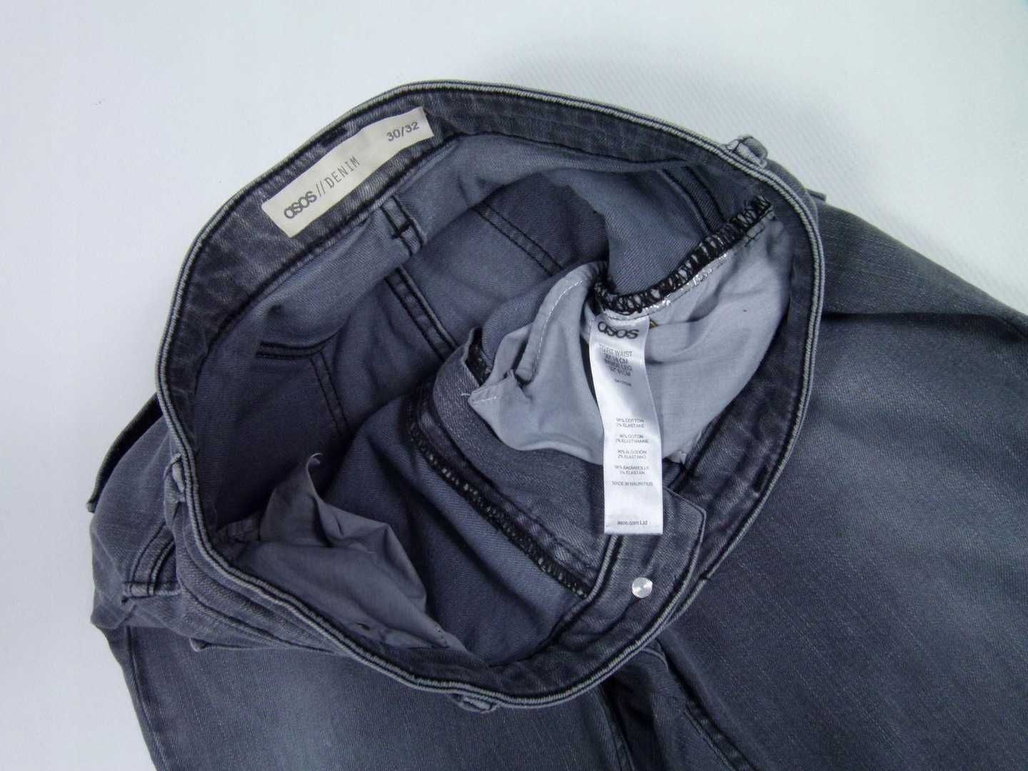 Asos spodnie jeans dżins 30 / 32