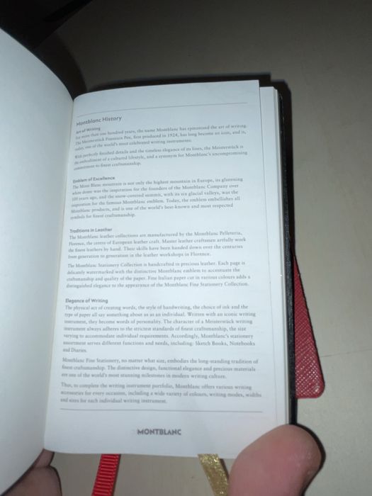 Montblanc блокнот