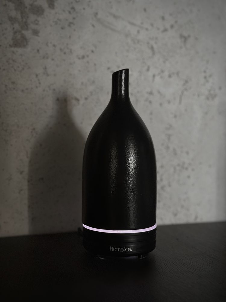 Ceramiczny dyfuzor zapachowy Volcano Black Homeair - nawilzacz czarny