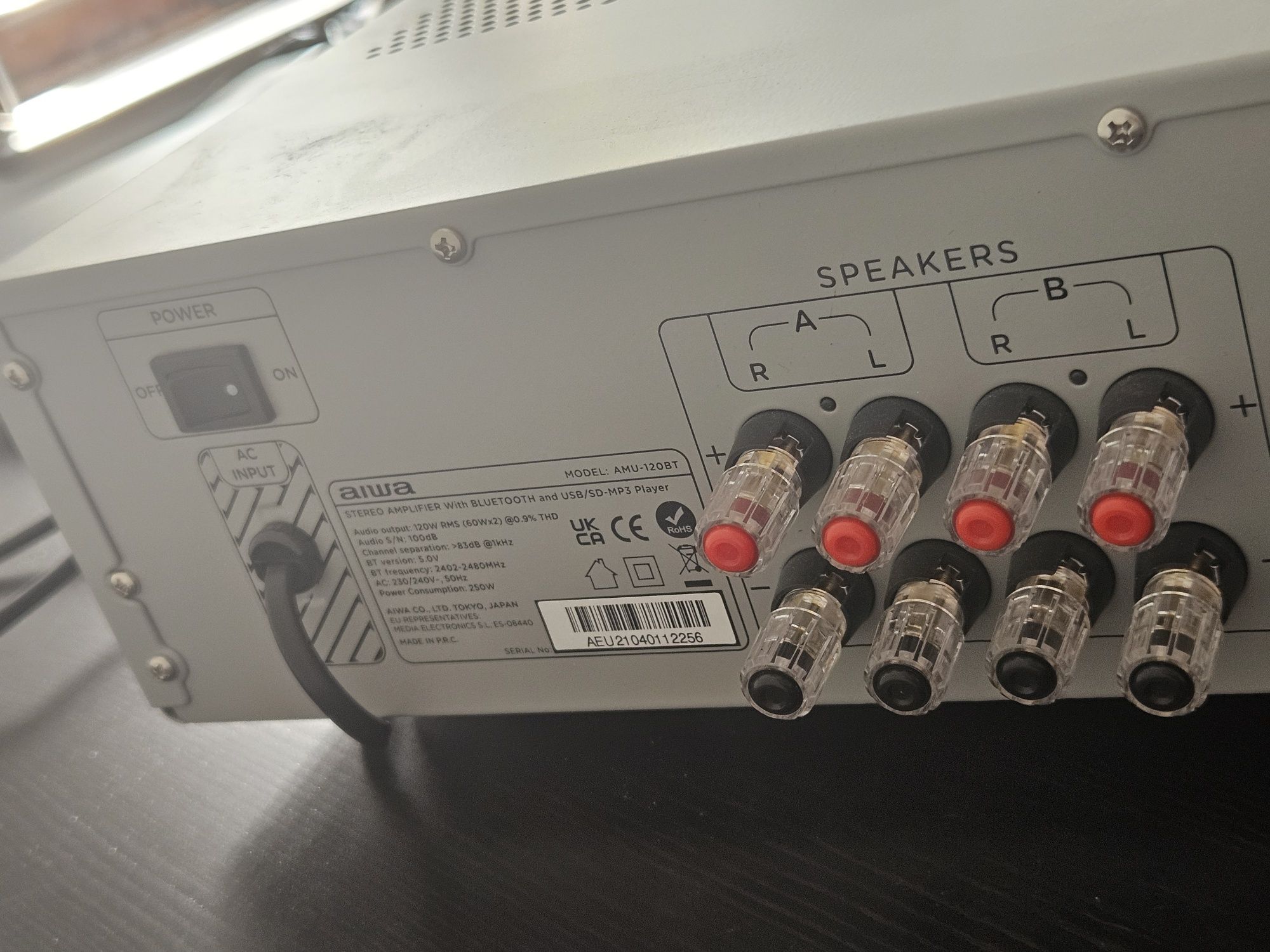 Amplituner Aiwa AMU-120BT wzmacniacz jak nowy