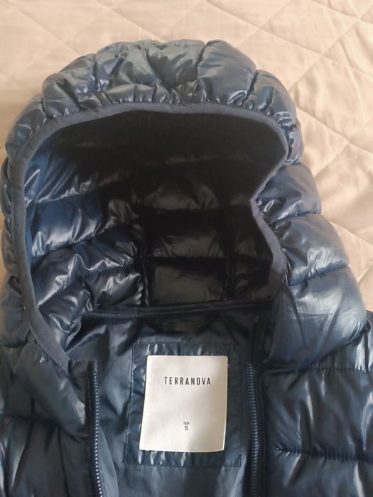 Дута куртка осіння жіноча синя розмір S