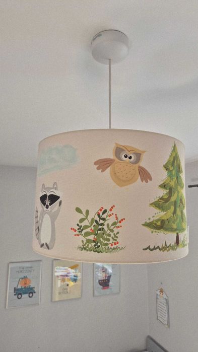 Lampa sufitowa dziecięca przyjaciele z lasu