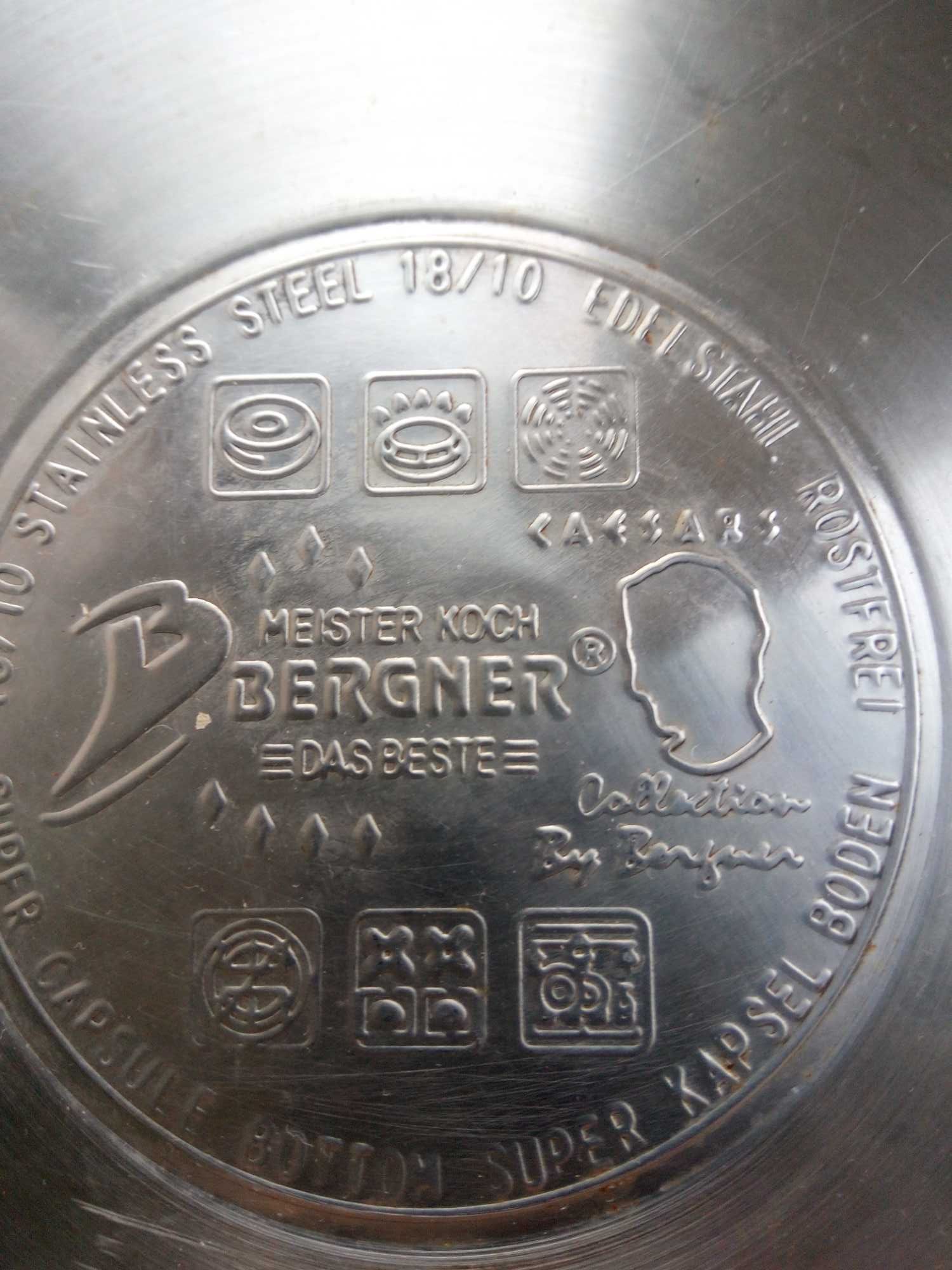 Мельхіорові ложки ножі виделки  каструля нержавейка BERGNER 6Л