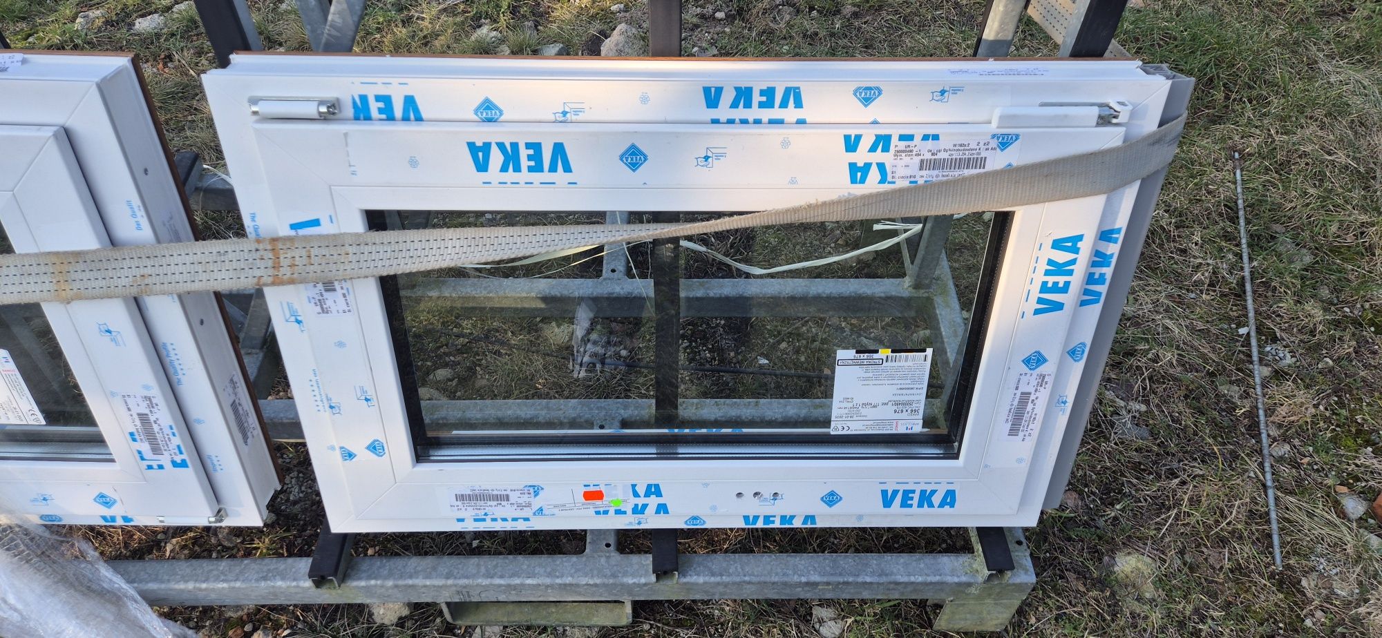Okna jednostrony złoty dąb