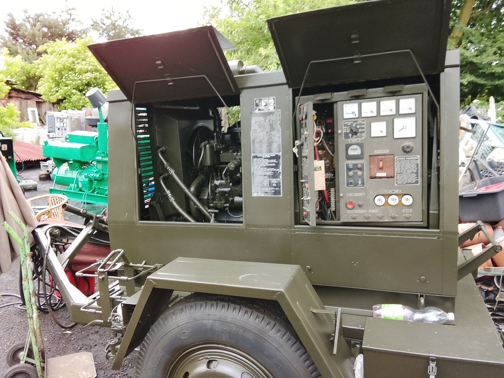 Agregat prądotwórczy 20 25 kw 32 kva silnik leyland SW 266 0 przebieg