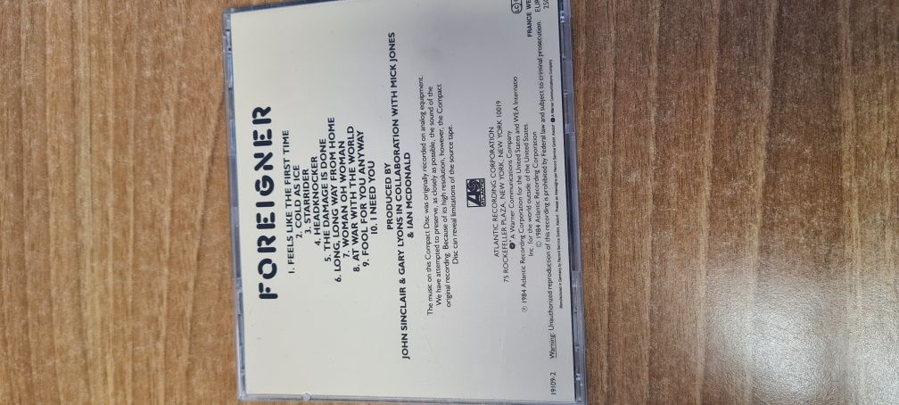 Foreigner - UNIKAT CD