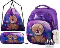 Комплект школьный рюкзак каркасный для девочки Winner-One серия 7000