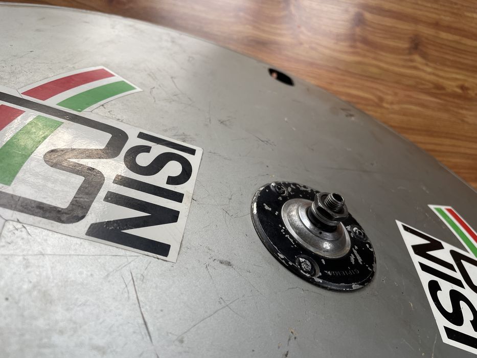 Dysk Nisi Exbud przedni retro koło pełne czasowe 26” 650c Gipiemme