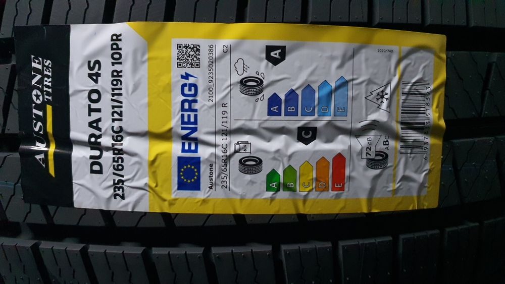 R16C Fabrycznie nowe opony dostawcze - CAŁOROCZNE