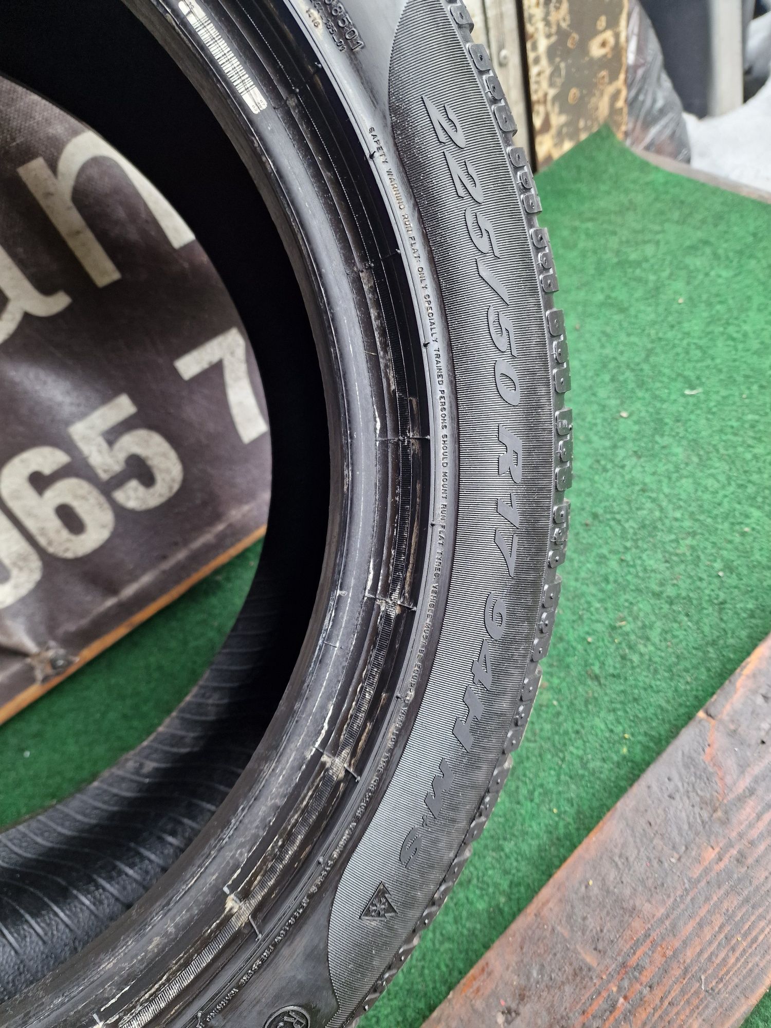 Opony zimowe 225/50/17 Pirelli Ranflat Para 7mm