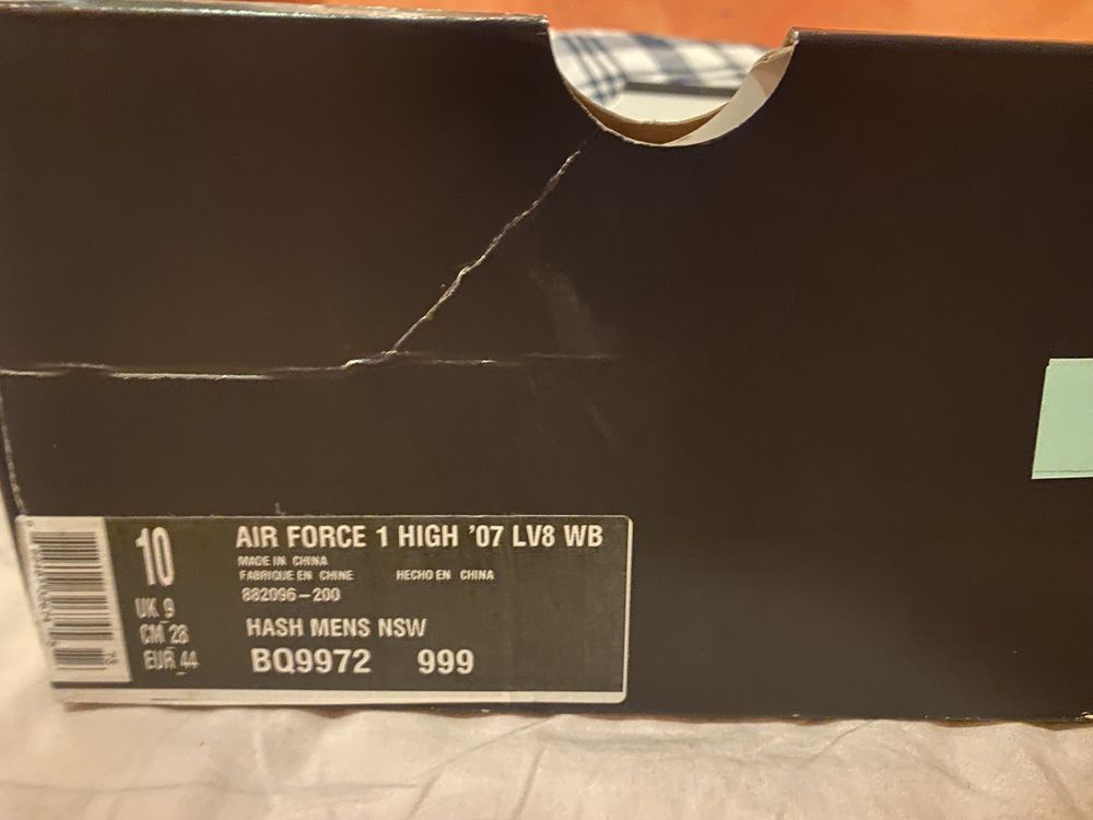 Nike Air Force 1 High '07 lv8 wb Nowe R 44