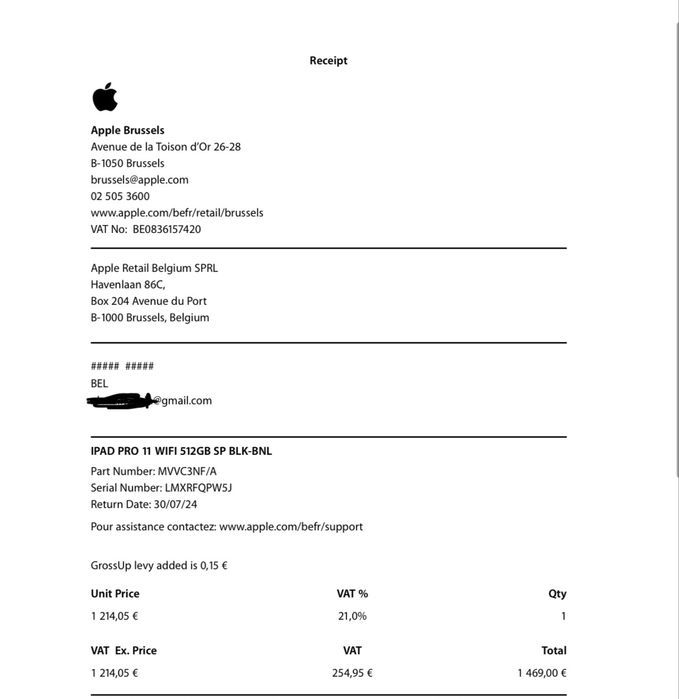 Планшет Apple ipad pro 11 M4 2024 wi-fi 512 GB Space Black