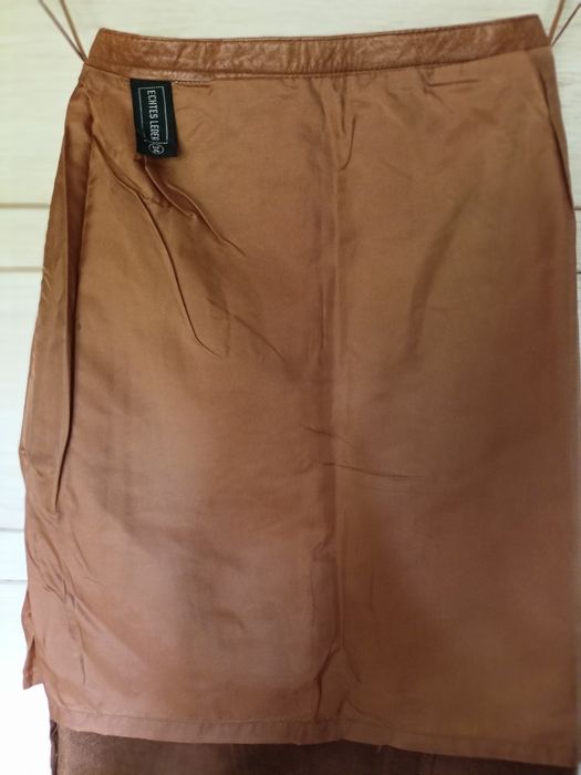 Spódnica skórzana ołówkowa XS-S echtes leder