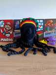 Nowa Unisex dzianinowa czapka warkoczowa Jamajski Bob Rasta czapka