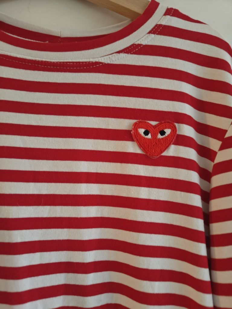 Bluzka paski cdg Play comme des garcons M