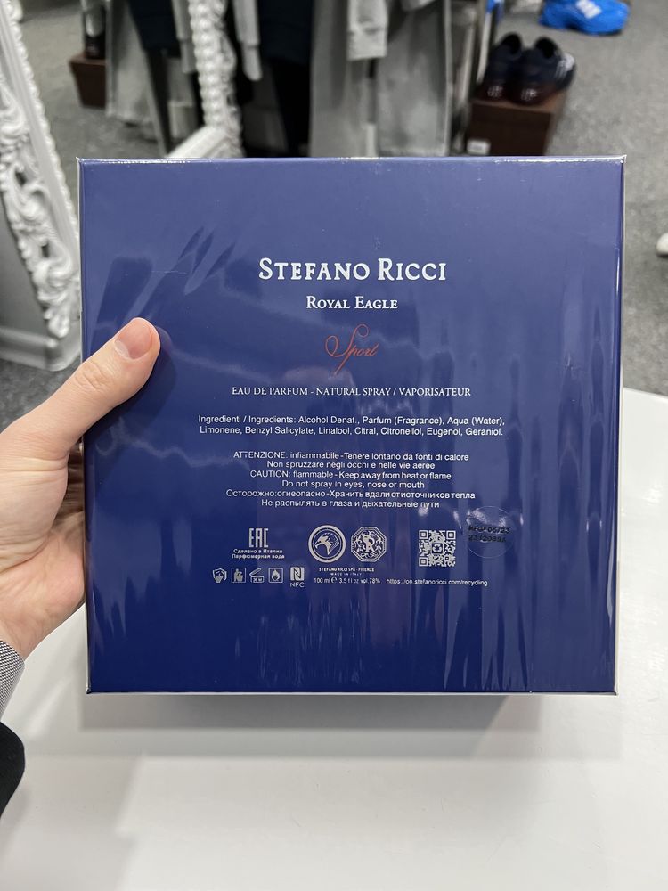 Stefano Ricci Royal Eagle Sport мужской парфюм чоловічий парфум духи