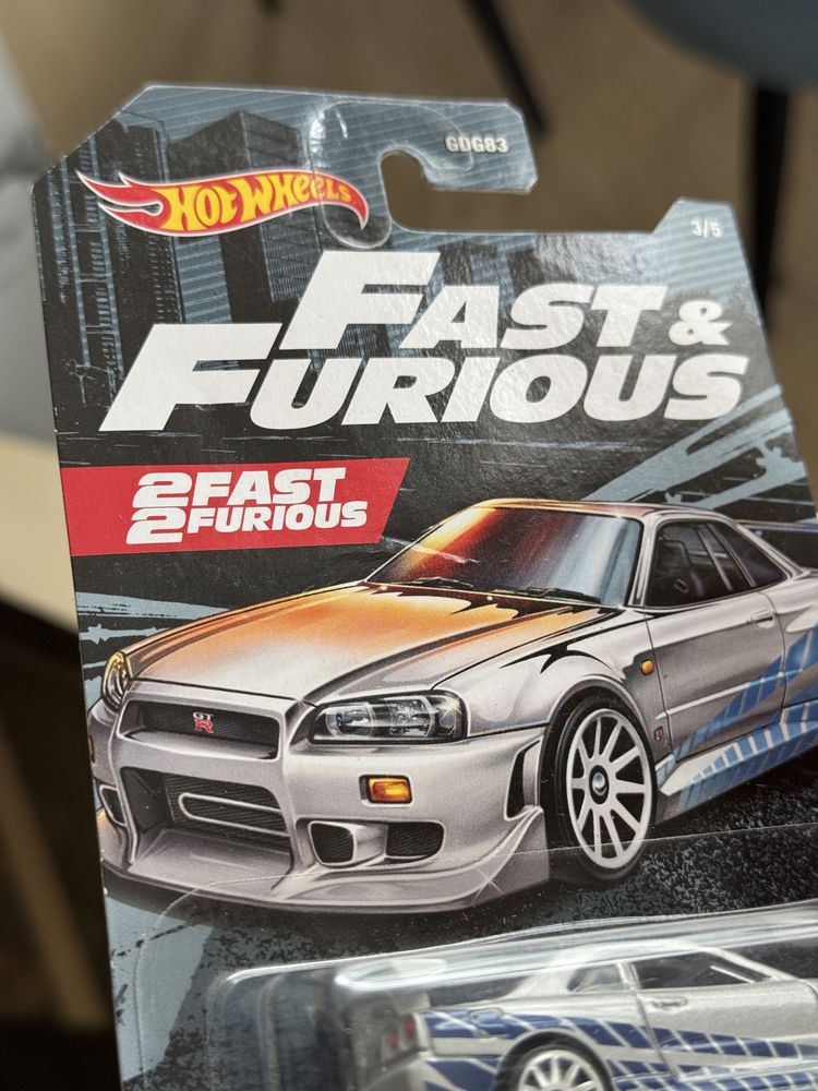 Hot Wheels Nissan Skyline GT-R R34 Fast & Furious UNIKAT 2020 BNR34