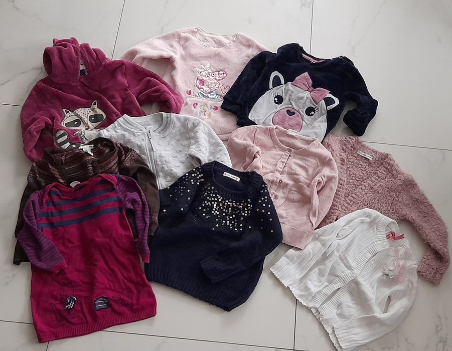 Zestaw ubrań ubranka dla dziewczynki rozm. 92 dla dziewczynki