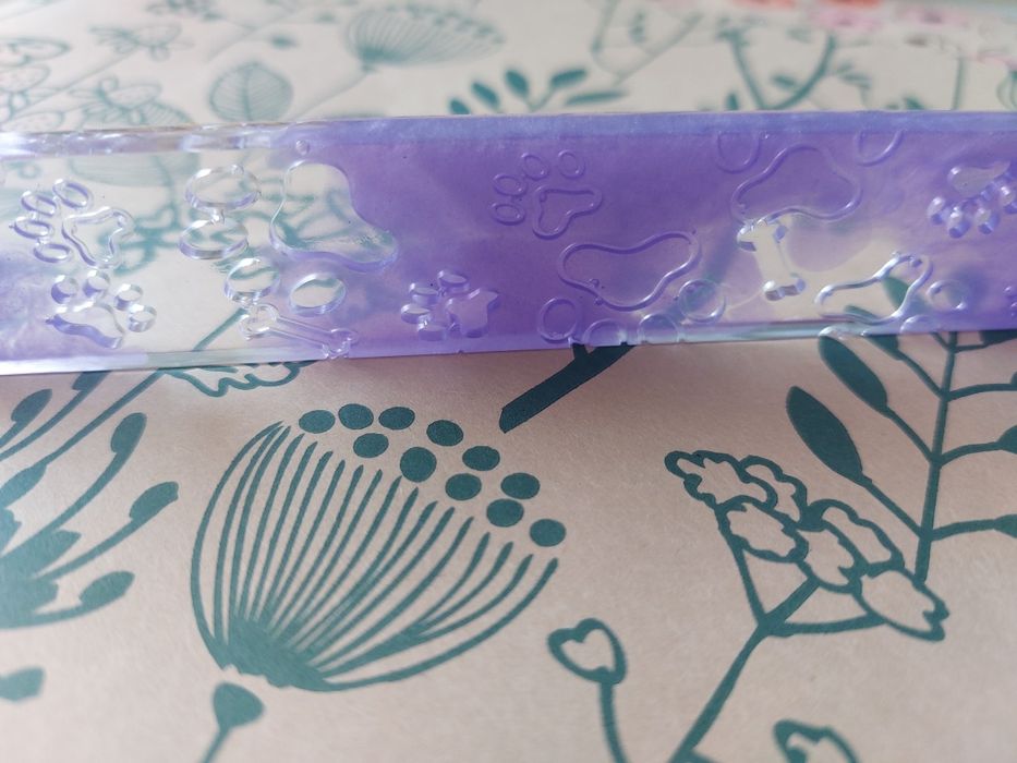 Zakładka do książki,  psie łapki