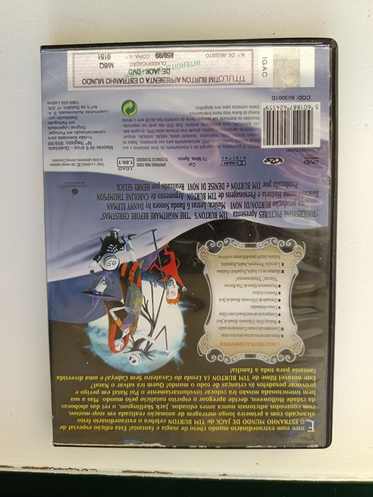 DVD edição especial o estranho mundo de jack