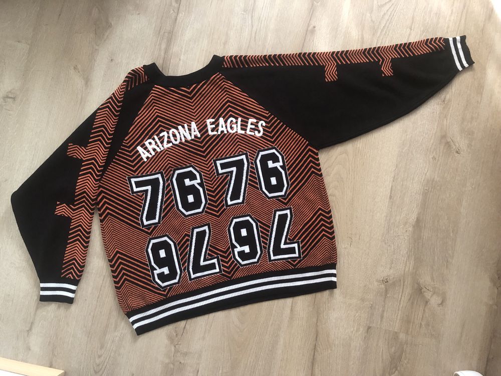 Sweter jesienny gruby River Island 40/12/L sportowy zimowy