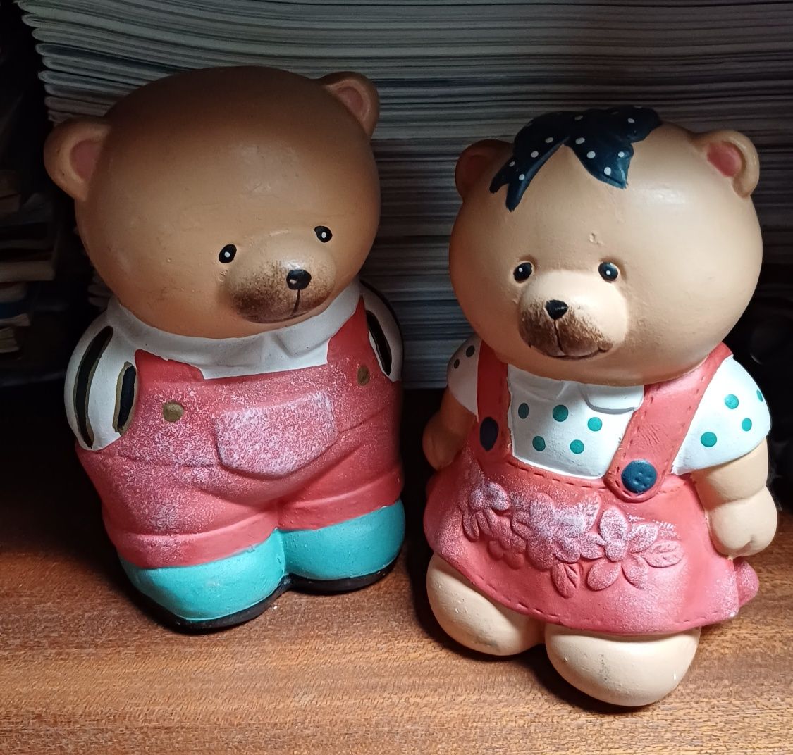 2 bonecos de porcelana