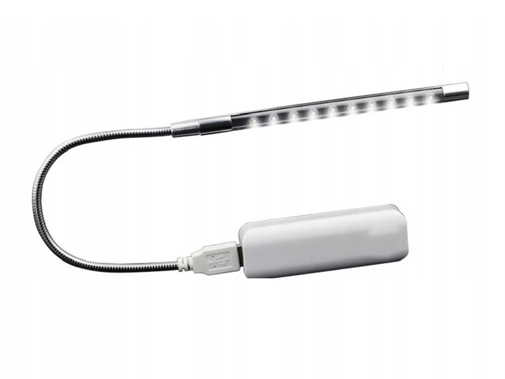 Гнучкий ліхтарик USB 10 LED