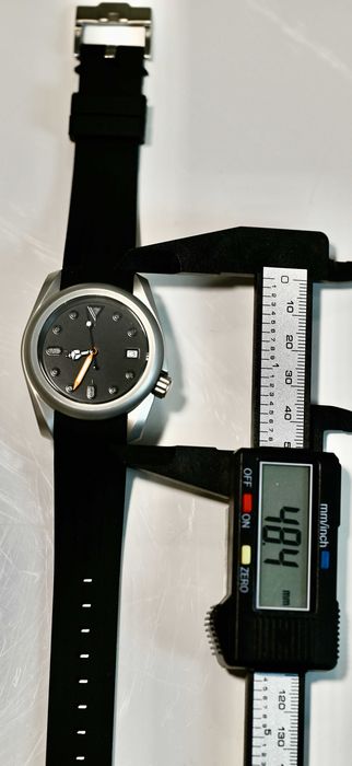 Solidny męski Zegarek automatyczny NH35 – 40 mm - pasek gumowy