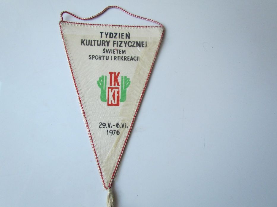 Proporczyk TKKF Koszalin 1976 Uczestnikowi Spartakiady