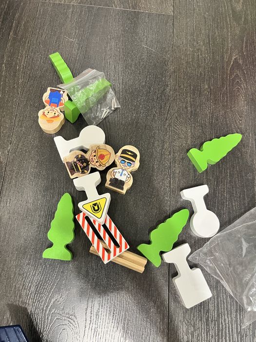 Дитяча іграшкова залізниця з дерева EdWone