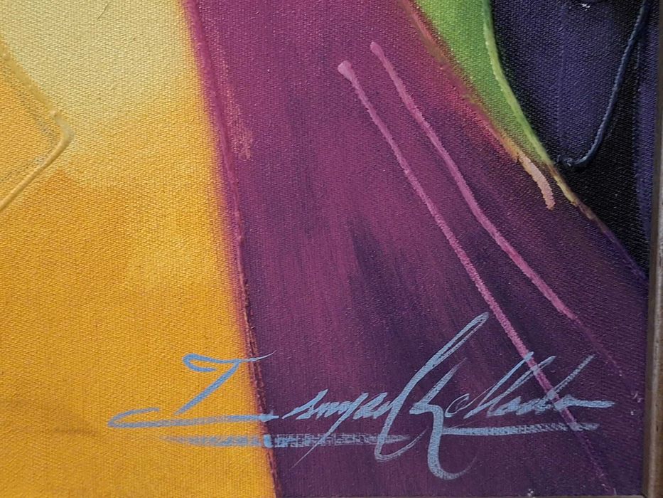 Óleo sobre Tela "Abstracto" 70x65 cm