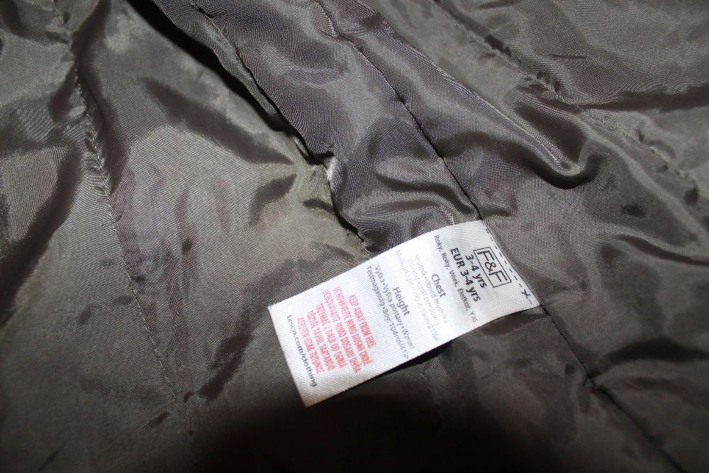 parka khaki F&F, ocieplana