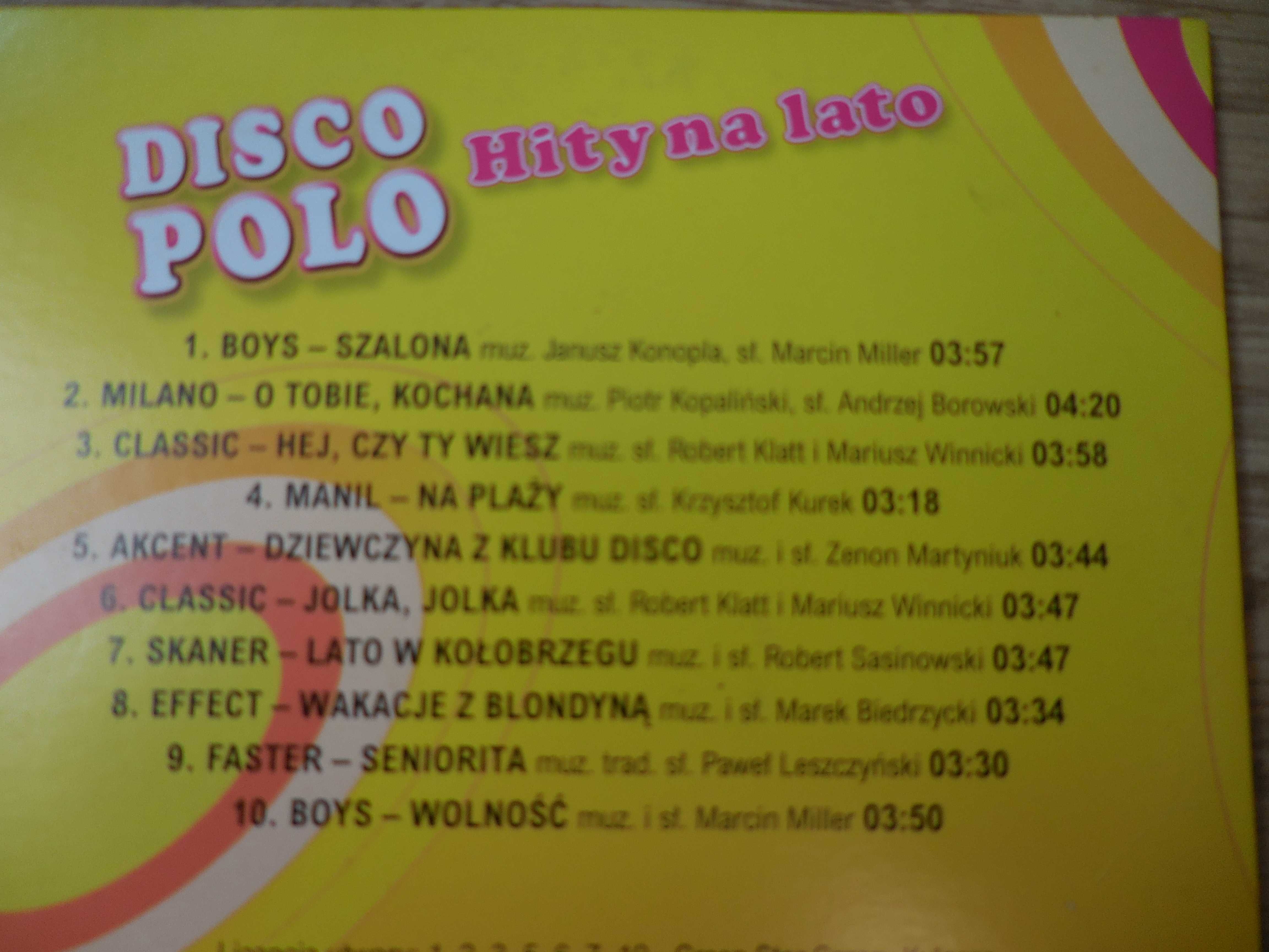 Disco polo - hity na lato - Boys - Akcent - Classic - Milano