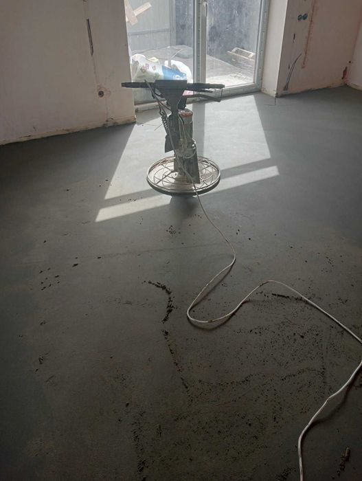 СТЯЖКА підлоги напівсуха, полусухая машинна заливка ПРОМИСЛОВА ПІДЛОГА