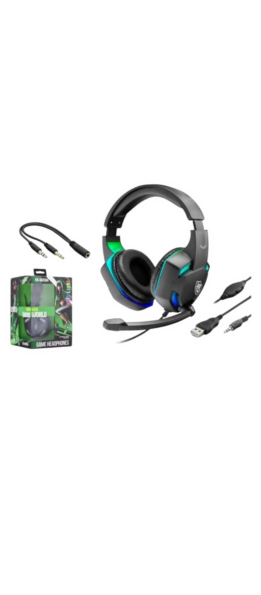 Słuchawki gamingowe Pro Streaming  KR-GM304 z oświetleniem RGB