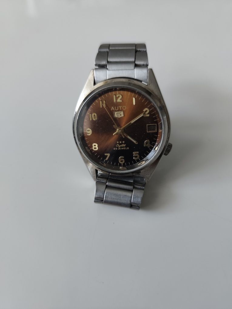 Zegarek mechaniczny 25 kamieni Auto 5 Crystal