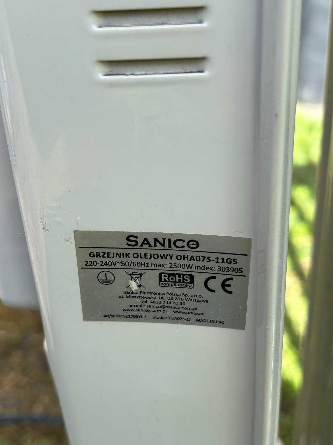 grzejnik olejowy Sanico 2500W