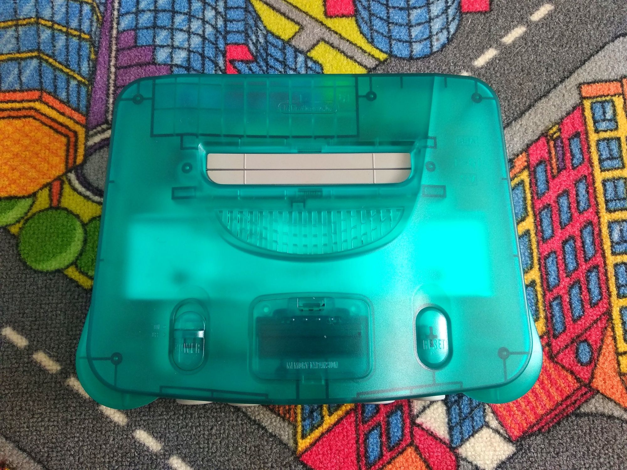 Nintendo 64 n64 pal crystal ice blue limited edition