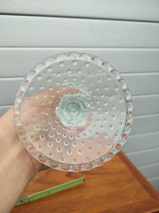 Szklane świeczniki w stylu Art Deco - lata 30 - Design - vintage - D