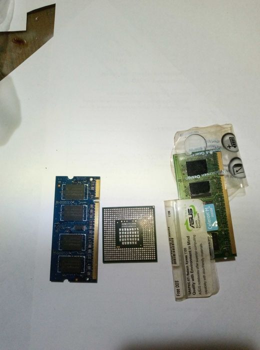Процессор и память в ноутбук