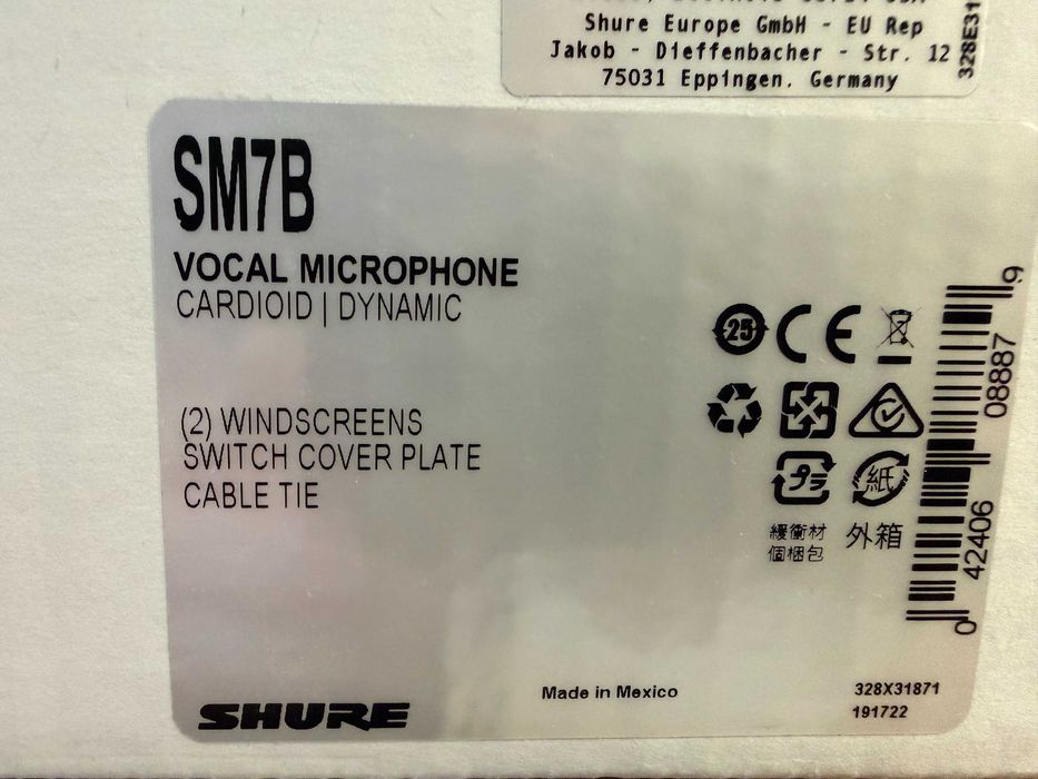 Shure SM7B - Mikrofon dynamiczny