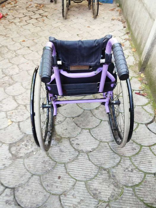 Титановая инвалидная коляска Tanta plyus. Для активных пользователей.