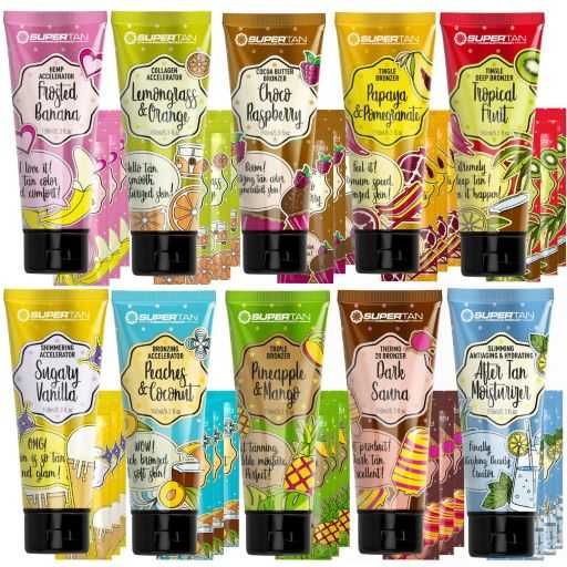 Косметика для солярію SuperTan для салонів та приватних осіб