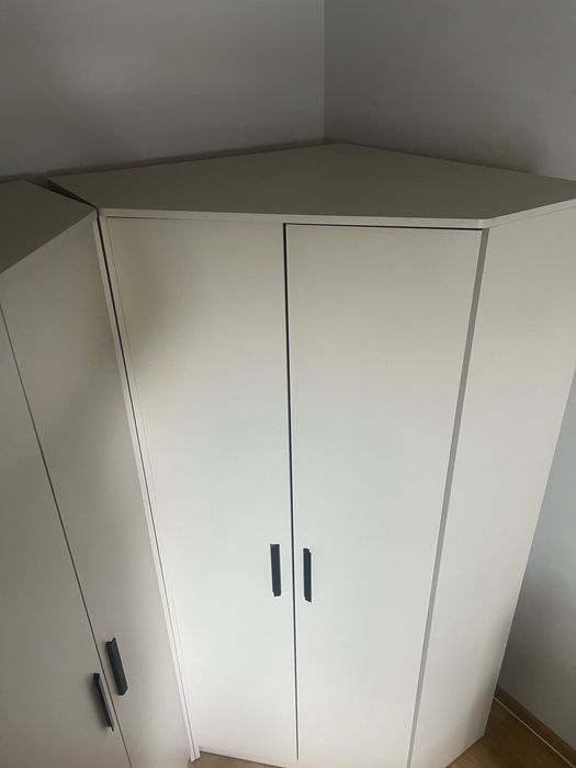 2 x szafa narożna kolor beżowy