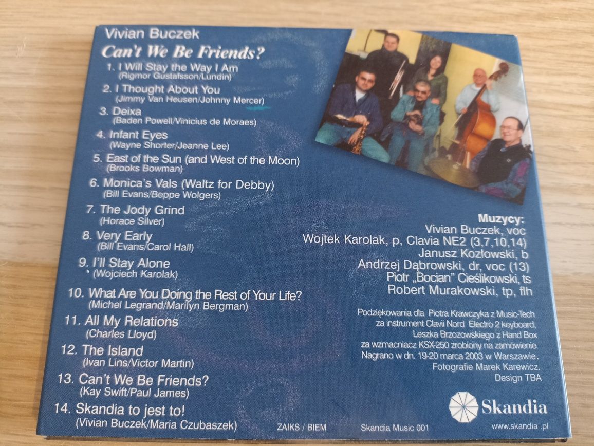 Vivian Buczek "Can't We Be Friends?" Płyta CD