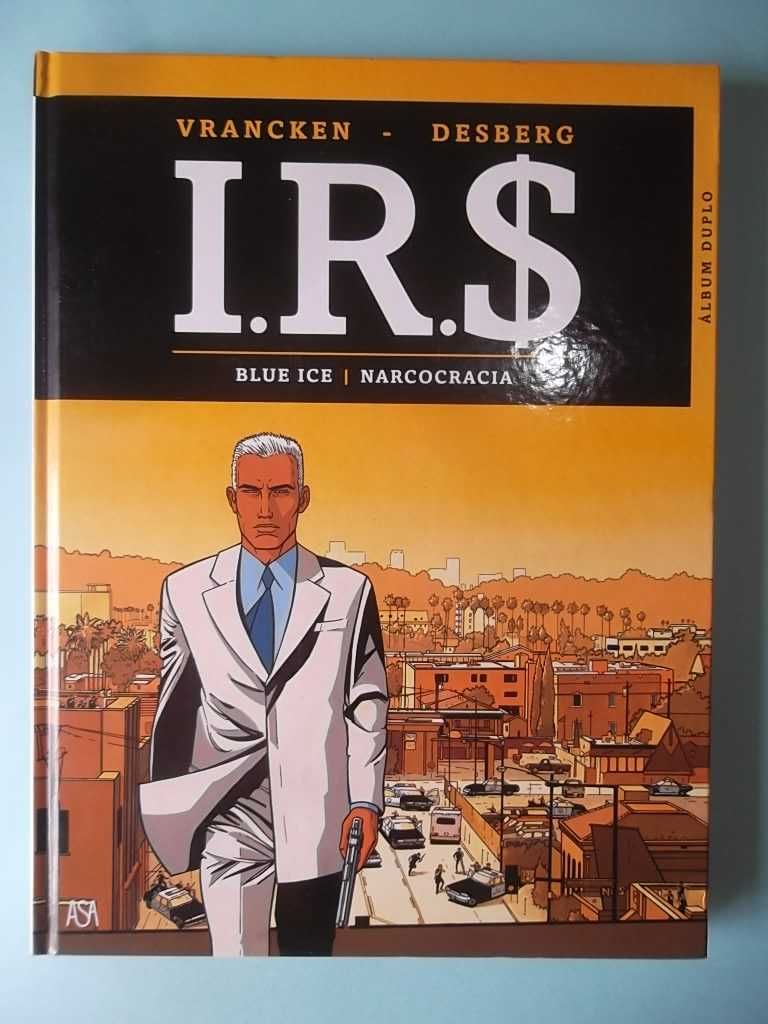 I.R.$ - Coleção completa 9 volumes duplos capa dura Edições Asa