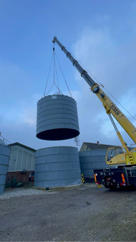 Silos do zboża ZDEMONTOWANE  2 szt - 700 ton - BIN Super stan z Danii