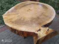 Stół z plastra drewna