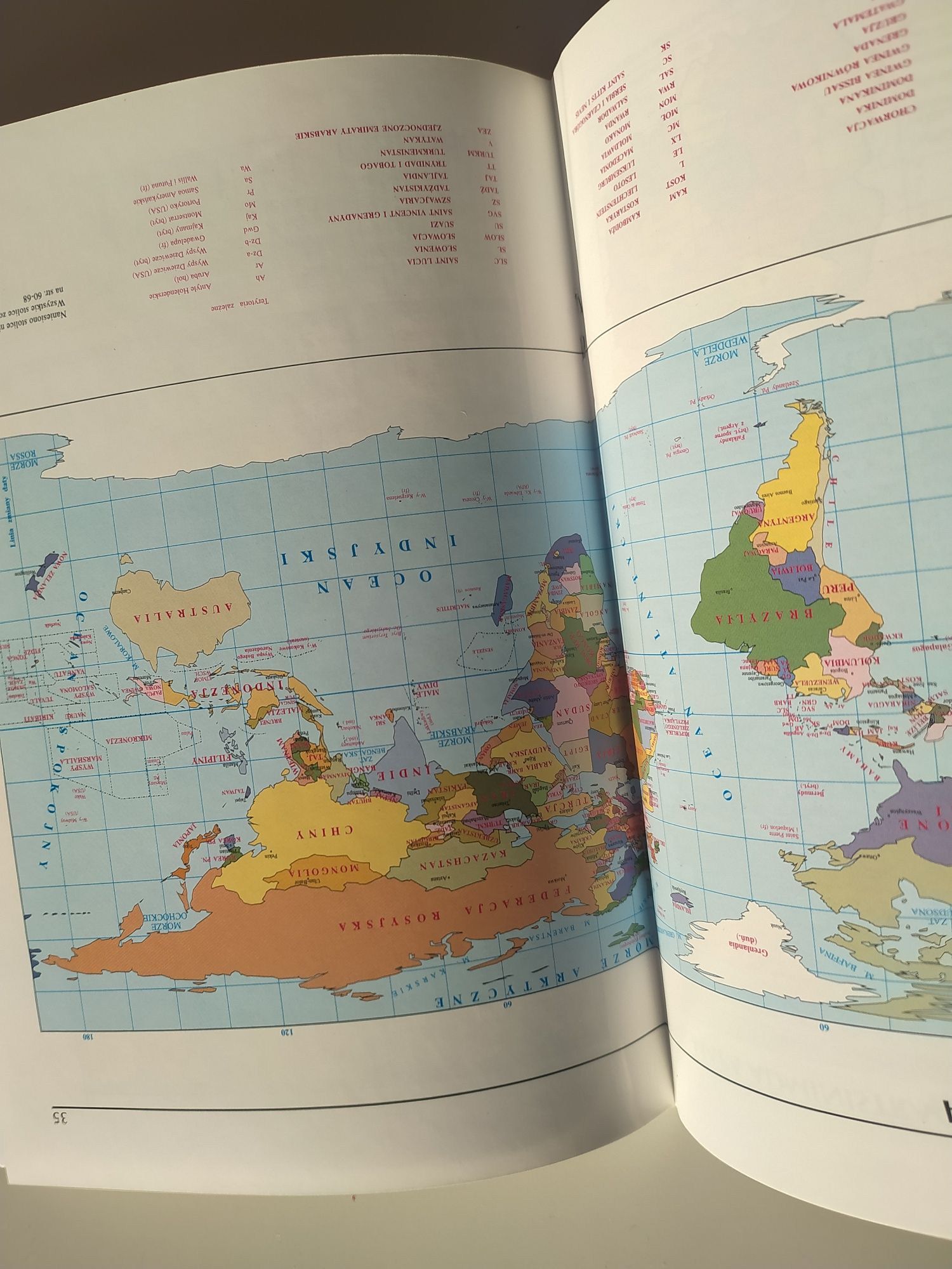 Małe tablice geograficzne