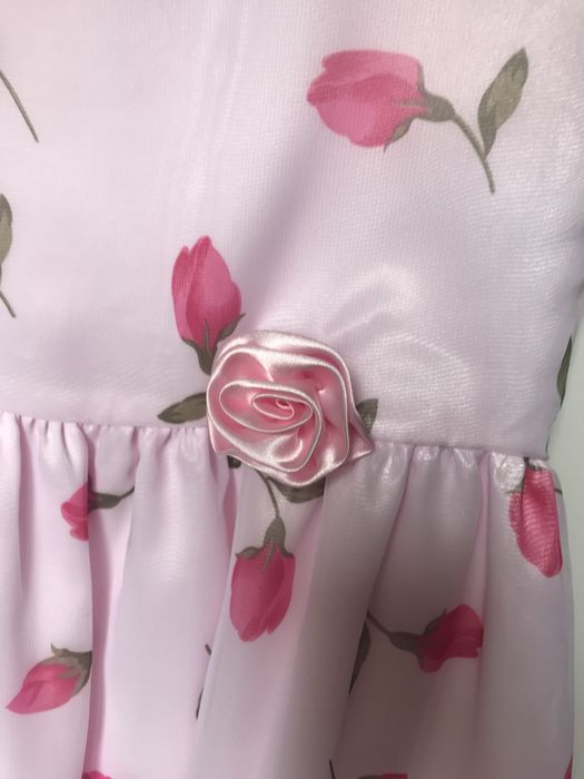 Sukienka komunijna ze sweterkiem